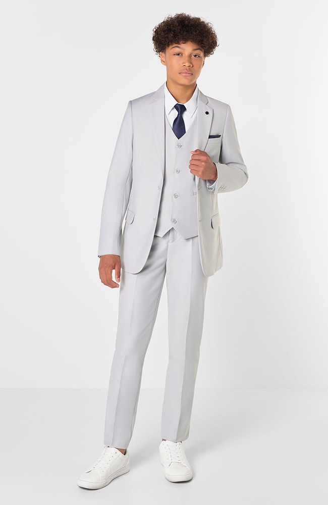 Older boys stone grey prom suit - Monaco