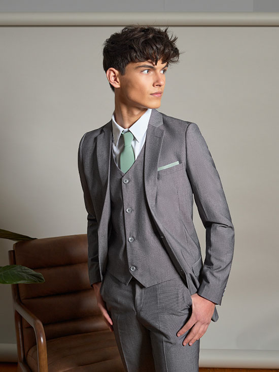 Shop teen boys grey suit - Philip