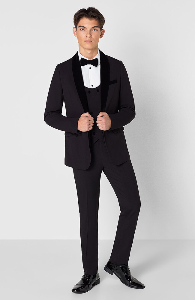 Older boys black tuxedo - Valentino