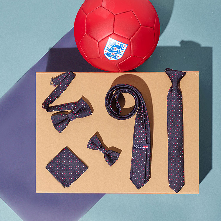 Shop boys England suit accessories with spot pattern