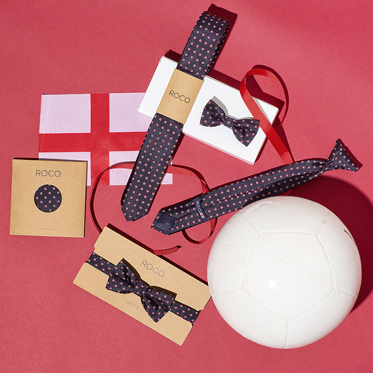 Shop boys England suit accessories with Tudor Rose pattern
