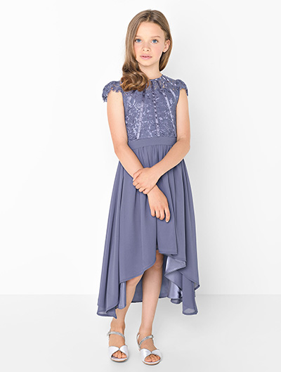 Girls blue dress dress - Amelia