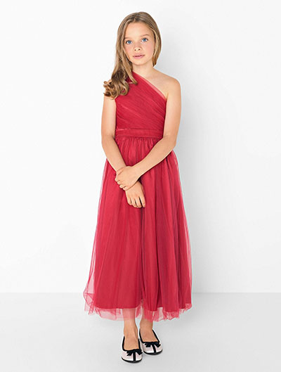 Girls red dress - Sienna